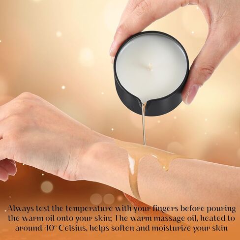 Nuanchu 6 PCS Commage Oil Candle ، 2.35 Oz Ignite Low Temp Temp Sated Body Body Candles for Therapy Therapy Soy Home Gift Spa استخدام 6 رائحة in Saudi Arabia