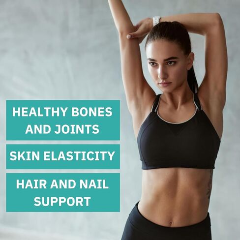 Only The Best Collagen for Women & Men - Multi Collagen Peptides 1800mg Types I, II, III, V, X to Support Skin, Hair, Nails, Bones & Joints Health - Hydrolyzed Collagen Supplement 90 Capsules in Saudi Arabia