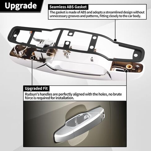 Upgrade Exterior Chrome Door Handle Fit For Chevy Chevrolet Silverado 1500 2500 3500 Tahoe Avalanche Suburban 07-13 For GMC Sierra Yukon XL 07-13 For Cadillac Escalade OE# 20828258 22738722 22738721 in Saudi Arabia