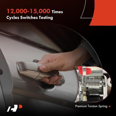 A-Premium الأمامي أو جانب المركب من جانب الركاب الخلفي مقبض الباب الخارجي المتوافق مع Chrysler 300 2005-2010 و Dodge Magnum 2005-2008 ، Chrome ، استبدل# 5065800ag in Saudi Arabia