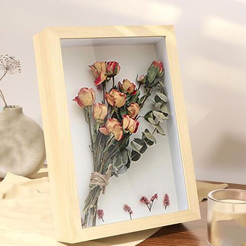 8x10 مربع الظل مربع إطار صورة مع علبة شاشة الظهر الناعمة مع الظهر ناعم ، صندوق الذاكرة مع زجاج مقسى ، صندوق زهرة خشبي in Saudi Arabia