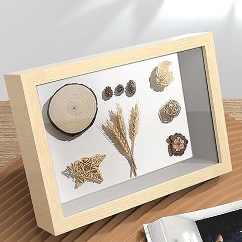 8x10 مربع الظل مربع إطار صورة مع علبة شاشة الظهر الناعمة مع الظهر ناعم ، صندوق الذاكرة مع زجاج مقسى ، صندوق زهرة خشبي in Saudi Arabia