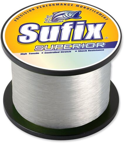 Sufix Superior 1/4-Pound Spool Size Fishing Line (Yellow, 20-Pound) in Saudi Arabia