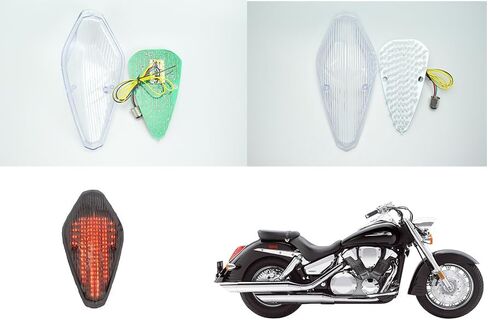 LED Taillight Brake Rear lamp + Integrated Turn Signal Indicators For Hon-da VTX 1300S; 1300R; 1300T; 1800R, 1800T; 1800S in Saudi Arabia