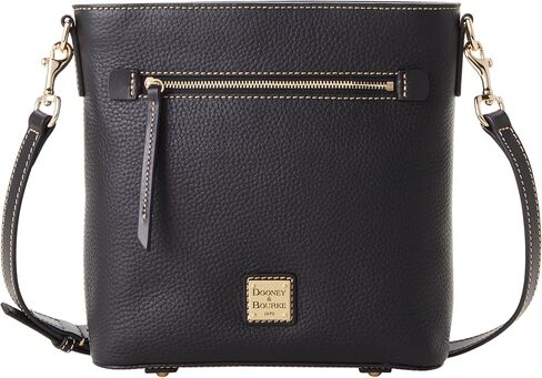 Dooney & Bourke Crossbody Bags for Women, Pebble Grain Leather Messenger Bag with Zipper in Kuwait