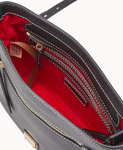 Dooney & Bourke Crossbody Bags for Women, Pebble Grain Leather Messenger Bag with Zipper in Kuwait