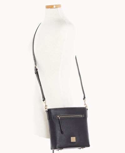 Dooney & Bourke Crossbody Bags for Women, Pebble Grain Leather Messenger Bag with Zipper in Kuwait