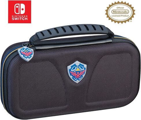 Game Traveler Licensed Nintendo Switch Lite Slim Zelda Case - Protective Vinyl Case with Loop Handle and Game Case Storage - Nintendo Switch in Kuwait