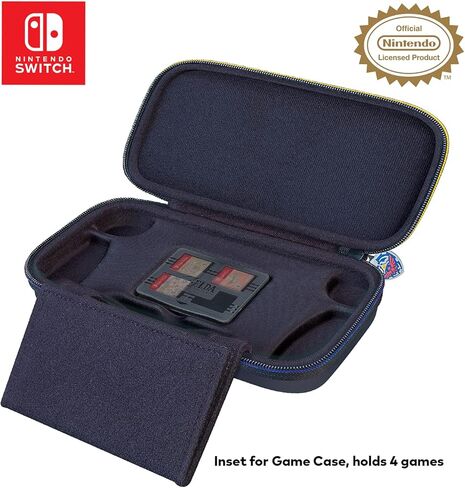 Game Traveler Licensed Nintendo Switch Lite Slim Zelda Case - Protective Vinyl Case with Loop Handle and Game Case Storage - Nintendo Switch in Kuwait