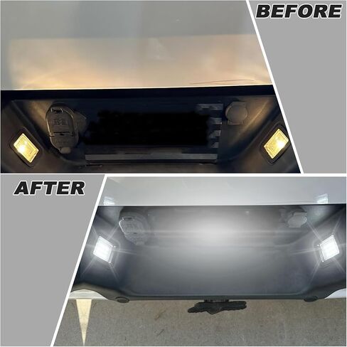 LED License Plate Light for 2015-2022 Ford F150 & 2017-2022 F150 Raptor - White Tag Lamp Assembly (2-Pack) | Direct Replacement, Plug & Play in Saudi Arabia