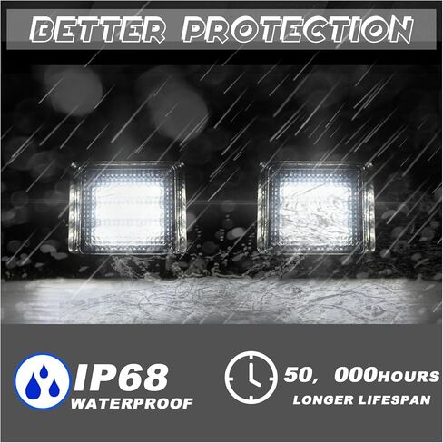 LED License Plate Light for 2015-2022 Ford F150 & 2017-2022 F150 Raptor - White Tag Lamp Assembly (2-Pack) | Direct Replacement, Plug & Play in Saudi Arabia