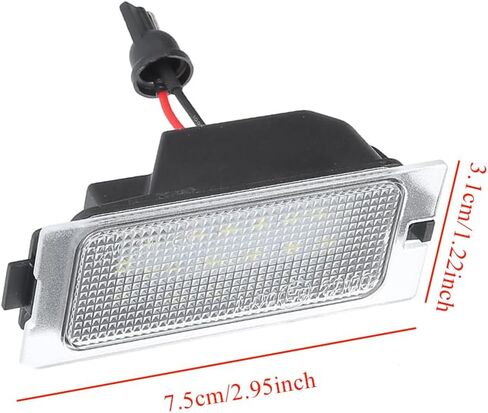 LED License Plate Light, Number Plate Lp, Car LED License Plate Light Assembly, Tag Lp Assembly Replacement, Compatible with Ford Edge 2007-2014 Compatible with Ford Escape 2008-2012 in Saudi Arabia