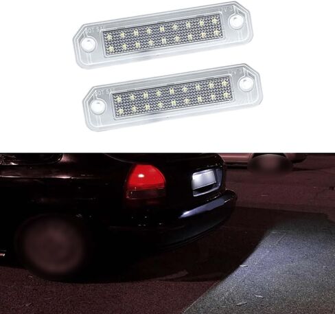 LED License Plate Light, Xenon White LED Rear License Plate Light, Car LED License Plate Light Assembly, Compatible with Honda Civic EJ EG EK EK3 CR-X Integra Del Sol Trunk 1993-1997 in Saudi Arabia