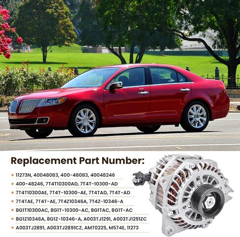 PG11273 ، 7T4T-10300-AD المولد المتوافق مع FOR-D 3.5L 2010-14 EDGE ، 10-12 FUSION ، 08-13 TAURUS ، 10-12 LINCOLN MKS 3.7L ، 08-10 MKX ، 07-12 MKZ 8G1T10300AC ، 8G1Z103A. in Saudi Arabia