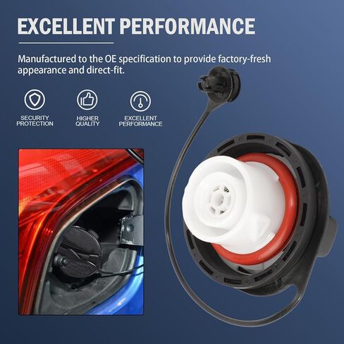 غطاء الغاز متوافق مع ISUZU NPR/NPR-HD 2004-2009 2012-2019 غطاء حشو خزان الوقود 8-20914-961-0 10352662 8209149610 in Kuwait