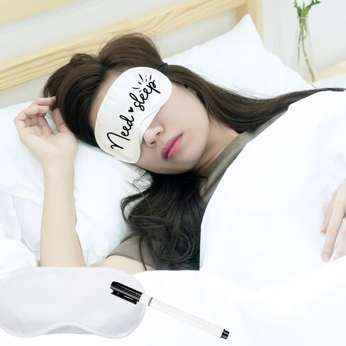 14 قطعة أبيض قناع العين ، أغطية تسامي للنوم مع 8 قطع ، أقلام علامات النما in Kuwait