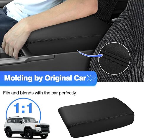 Autorder Center Console Cover for 2022 2023 2024 Toyota Corolla Cross Accessories Armrest Cover Anti-Scratch Middle Console Pad Leather Armrest Protector in Saudi Arabia
