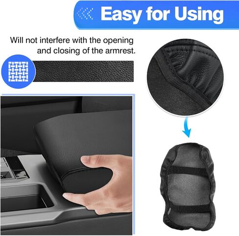 Autorder Center Console Cover for 2022 2023 2024 Toyota Corolla Cross Accessories Armrest Cover Anti-Scratch Middle Console Pad Leather Armrest Protector in Saudi Arabia