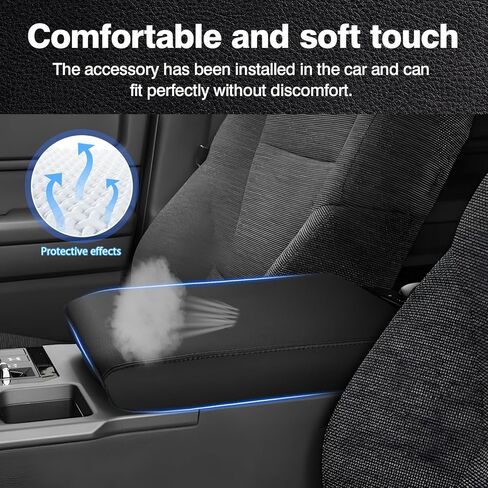 Autorder Center Console Cover for 2022 2023 2024 Toyota Corolla Cross Accessories Armrest Cover Anti-Scratch Middle Console Pad Leather Armrest Protector in Saudi Arabia