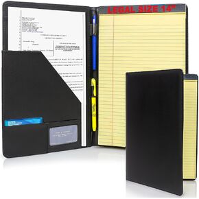 Padfolio, 8.5 x 14 Inch Full Legal Size, Job Interview Portfolio Folder in Saudi Arabia