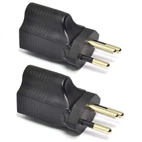 Ceptics Japan, Philippines NEMA 1-15 Travel Power Plug Adapter Accepts NEMA 5-15R - ETL Certified - Industrial Grade (IG-6-2PK) in Kuwait