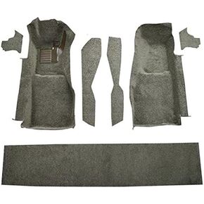 Automotive Carpet Compatible with 1981 to 1982 Chevrolet Corvette, Passenger Area (853-Silver Plush Cut Pile) in Saudi Arabia