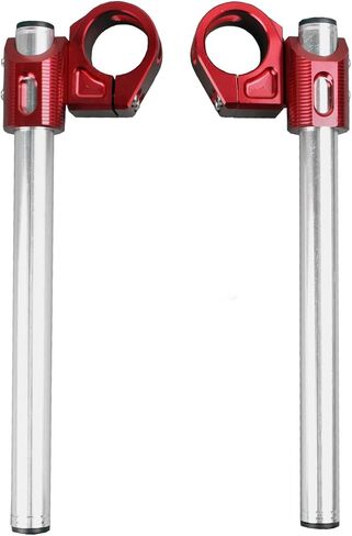 مقطع TCT-MOTORPARTS RED 37MM على المقاود الملائمة لـ Kawasaki Ninja 250R 08-12 EX500 1994-2009 in Saudi Arabia