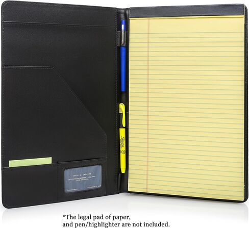 Padfolio، 8.5 × 14 بوصة بالحجم القانوني الكامل، مجلد محفظة مقابلة العمل in Kuwait