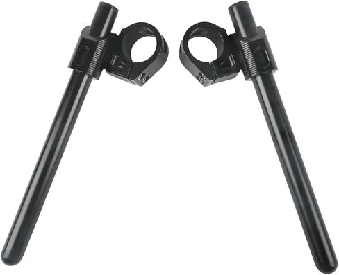TCT-MOTORPARTS Red 37mm Clip On Handlebars Fit For Kawasaki Ninja 250R 08-12 EX500 1994-2009 in Kuwait