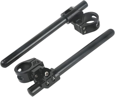 TCT-MOTORPARTS Red 37mm Clip On Handlebars Fit For Kawasaki Ninja 250R 08-12 EX500 1994-2009 in Kuwait
