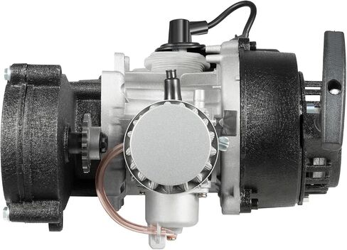 49cc 2 Stroke Gas Scooter Engine Bicycle Engine Kit Single Cylinder Motorized Bike Engine Motor Scooter Kit Air-Cooled Engine Motor Kit Throttle Cable Grip for Vapor Scooter Hand Pull Start in Saudi Arabia