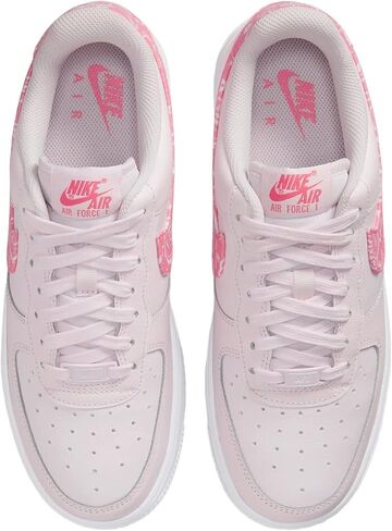 حذاء Nike Air Force 1 '07 للسيدات، أبيض/هايبر رويال/أسود/أبيض، 12 in Saudi Arabia