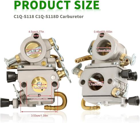 المكربن المتوافقة مع TS410 TS410Z TS420 TS420Z قطع الخرسانة C1Q-S118 C1Q-S118D CARB 4238-120-0600 42381200600 مع قابس شرارة مرشح الوقود in Kuwait