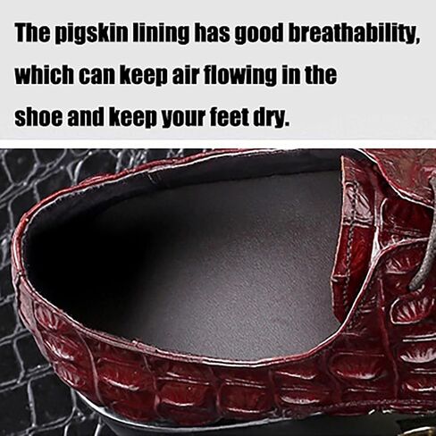 Men's Professional Dress Shoes with Breathable Design and Non-Slip Sole for Business, Office, and Formal Events in Saudi Arabia