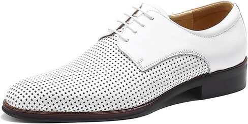 Men's Business Casual Leather Shoes Breathable Cowhide Professional Wedding Formal Office Comfort Non-Slip Sole in Saudi Arabia