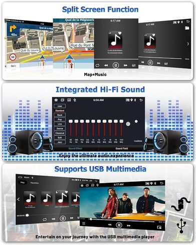 2+64GB Android 13 Car Stereo for Subaru Forester Impreza WRX Radio 2008-2012 with Wireless Apple CarPlay Android Auto, Hikity 9 Inch Touchscreen Car Radio Bluetooth GPS WiFi HiFi FM MIC Backup Camera in Saudi Arabia