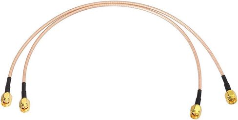 Bingfu SMA Male to SMA Male RG316 Coaxial Jumper Cable 15cm 6 inch (2-Pack) for LNA Low Noise RTL SDR Dongle ADS-B Receiver VNA Vector Network Analyzer Antenna SWR Meter Spectrum Analyzer in Kuwait