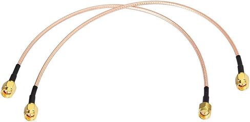 Bingfu SMA Male to SMA Male RG316 Coaxial Jumper Cable 15cm 6 inch (2-Pack) for LNA Low Noise RTL SDR Dongle ADS-B Receiver VNA Vector Network Analyzer Antenna SWR Meter Spectrum Analyzer in Kuwait