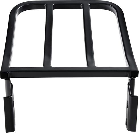 TCT-MT Sissy Bar Backrest Rack Argage Rack Rack Tarier مناسبة لـ Harley Heritage Softail Sportster Dyna 2006-Later FXD FXDB FXDL Black in Saudi Arabia