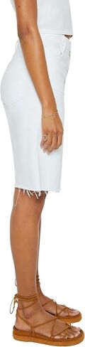 MOTHER Women's The Maven Bermuda Fray Denim Shorts in Saudi Arabia