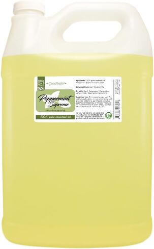 GreenHealth Peppermint Essental Oil (Mentha Piperita) - 100 ٪ Pure & Uncut - 1 Gallon in Kuwait