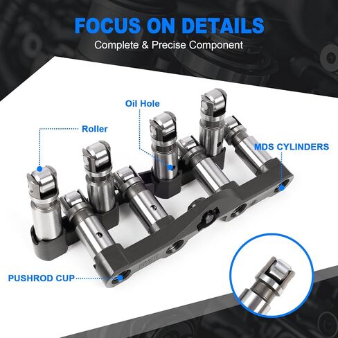 5.7 HEMI Camshaft and MDS Lifters Kit w/Timing Chain & Head Gaskets Set, Compatible with 2009-2016 Dodge Ram 1500 Durango 5.7L Hemi V8 53022263AF in Saudi Arabia