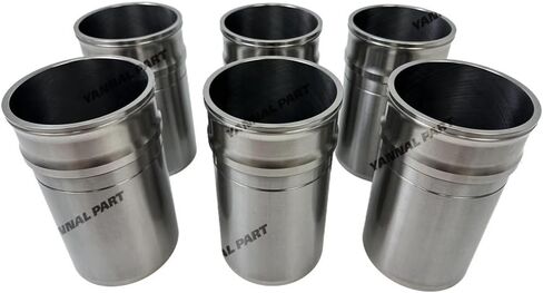 6 Pcs QSG12 Cylinder Liner 3697684+3697683 3696801 Suitable for Cummins Engine Part in Saudi Arabia