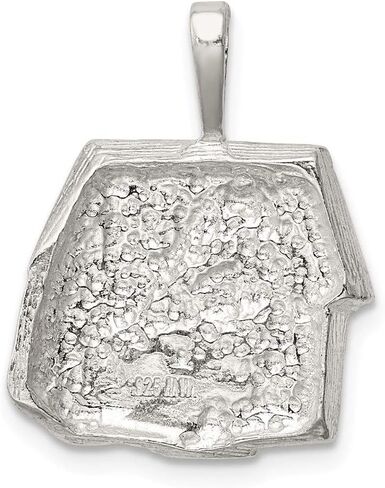 Solid 925 Sterling Silver House Charm in Saudi Arabia
