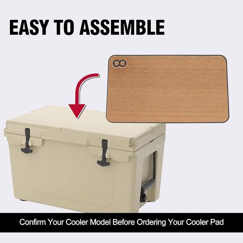 وسادة تبريد حصيرة EVA لـ YETI Tundra 45، تطبيق التقشير واللصق، ملحقات مريحة غير قابلة للانزلاق (رمادي) in Kuwait