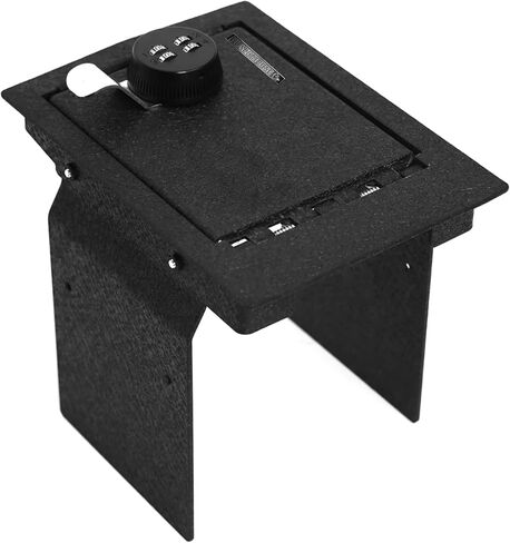 Black Horse Center Console Safe , Black Gun Box Organizer, with 4 Digit Combination Resettable Lock in Saudi Arabia
