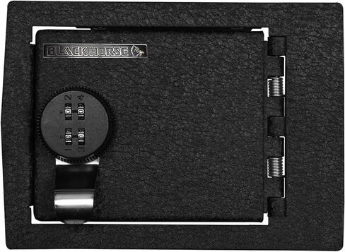 Black Horse Center Console Safe , Black Gun Box Organizer, with 4 Digit Combination Resettable Lock in Saudi Arabia