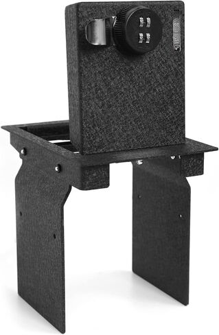 Black Horse Center Console Safe , Black Gun Box Organizer, with 4 Digit Combination Resettable Lock in Saudi Arabia