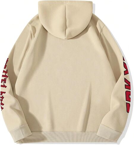 GORGLITTER Men's Vintage Car Graphic Hoodies Long Sleeve Drawstring Oversized Pullover Tops in Saudi Arabia