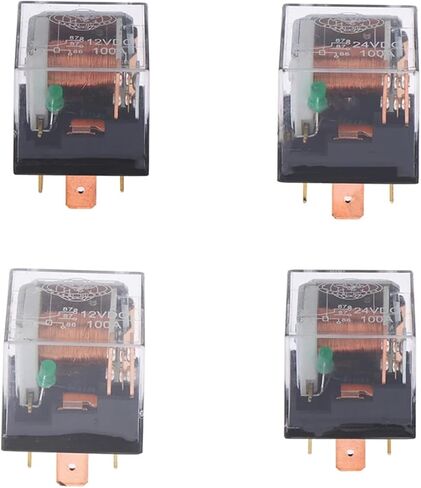 ترحيل السيارات المقاوم للماء 12V/24V 100A 4PIN/5PIN SPDT CONTROL CAR RELAYS (24V 4PIN) in Kuwait